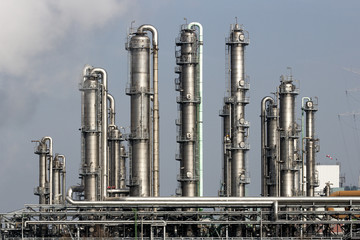 oil refinery power station plant