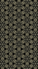 Ornate geometric pattern and abstract colored background