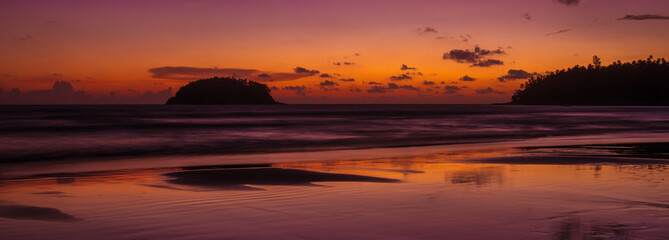Kata Beach in Sunset
