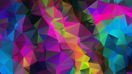 Abstract Color Polygon Background Design, Abstract Geometric Origami Style With Gradient