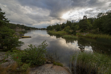 Fototapeta na wymiar Finnish landscape in Porkkalanniemi
