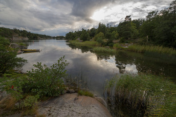 Fototapeta na wymiar Finnish landscape in Porkkalanniemi