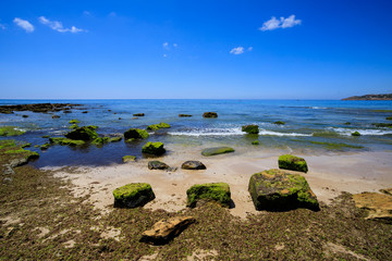 spiaggia di Luz, in Algarve (Portogallo)