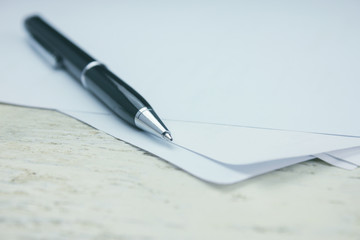 business concept documents on the desktop