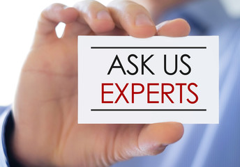 Ask us experts