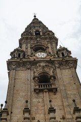 Fototapeta premium Santiago de Compostela cathedral facade detail
