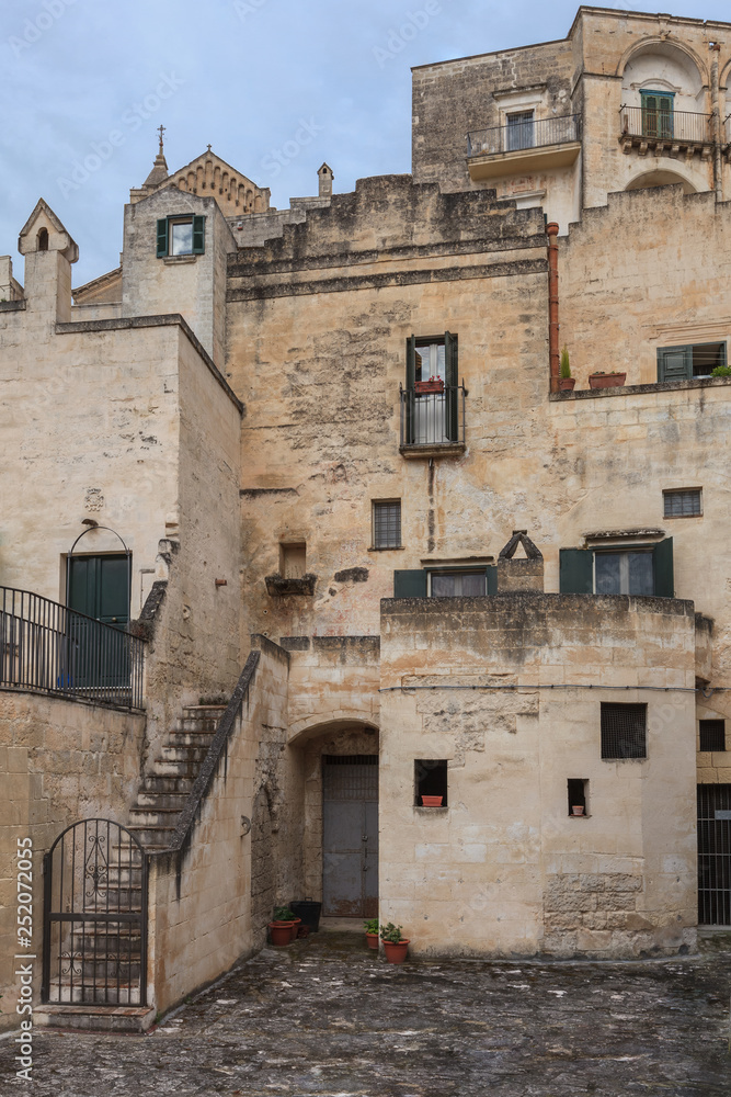 Wall mural matera village, italy