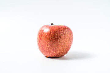 Red apple isolated on white. Apple Clipping Path