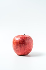 Red apple isolated on white. Apple Clipping Path