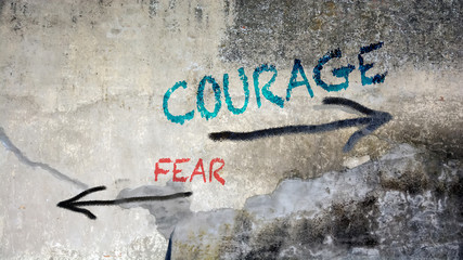 Sign 391 - Courage
