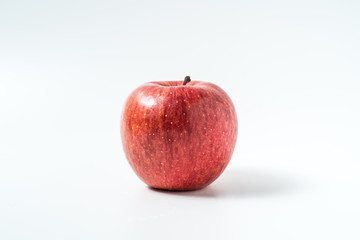 Red apple isolated on white. Apple Clipping Path