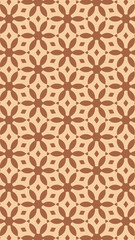 Ornate geometric pattern and abstract colored background