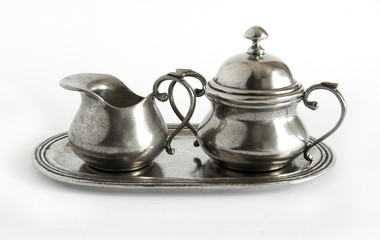 Creamer and sugar bowl