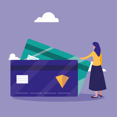 woman with credit card ecommerce