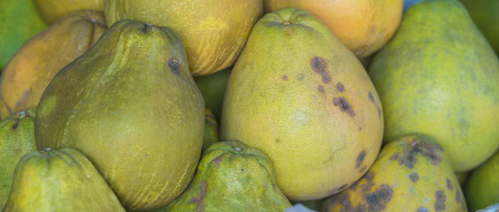 Ripe papaya at market