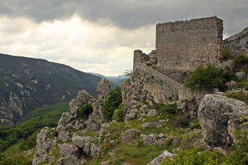 Fototapeta na wymiar Les montagnes de Gréolières