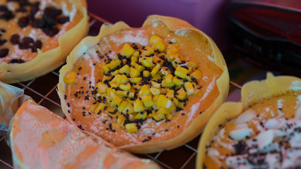 Thai pancake with fillings