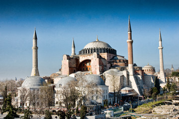 Fototapeta na wymiar world locations,Asia,Europe,turkey,marmara,istanbul,,Basilica of Hagia Sophia,Ayasofya Museum,