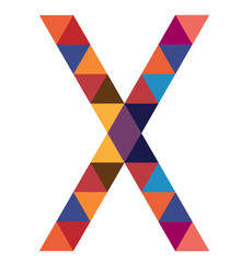 Letter x - Logo Design, Multicolored x Icon design