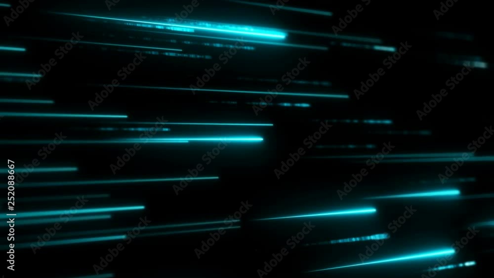 Poster neon stripes. glitter particles. information flow. digital space. system information. futuristic des