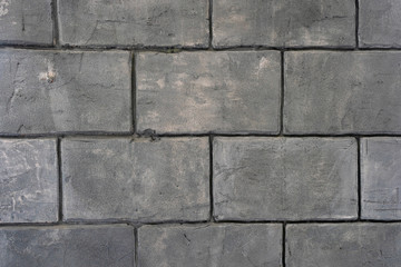 Seamless design vintage style in natural light ancient cream beige yellow brown brick wall textured  background. white brick wall, texture of whitened masonry as a background