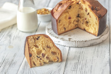 Panettone: cross section
