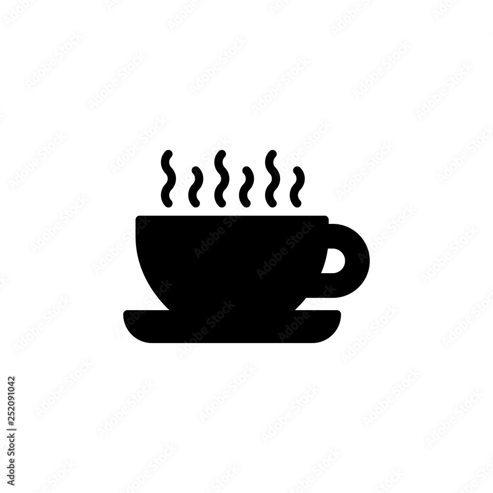 Wall mural coffee icon vector. coffee vector design. sign design. flat style. vector eps 10