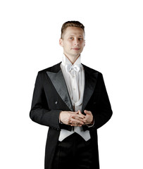 handsome man portrait of a young actor