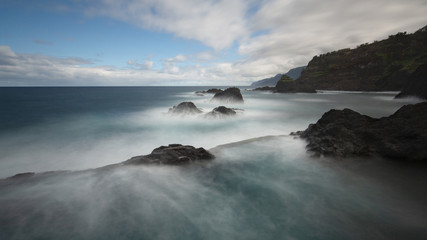 Felsen bei Madeira.