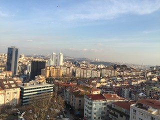 Obraz premium Istanbul city view at sunset