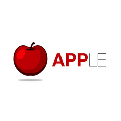 Apple fruit with text - 252094025