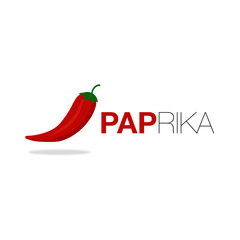 Paprika pepper with text - 252094214
