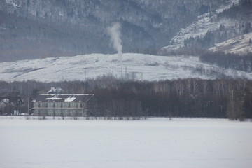 winter in the mountains