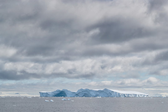 Iceberg floats in Hudges Bay