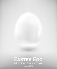 Porcelain Neutral White Easter Egg Template
