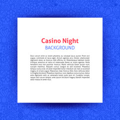 Casino Night Paper Template