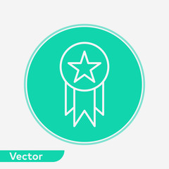 Medal vector icon sign symbol