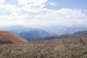 beautiful mountain landscape, Caucasus, Karachay-Cherkessia
