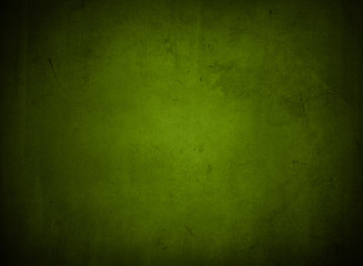 Green concrete wall