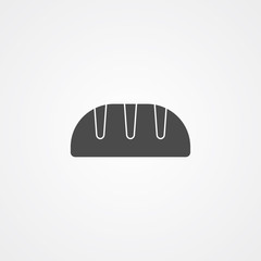 Bread vector icon sign symbol