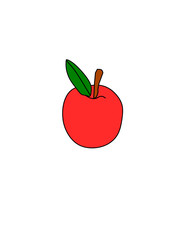 illustration of apple