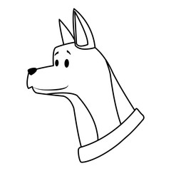 dog head avatar