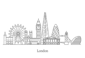 London city skyline.
