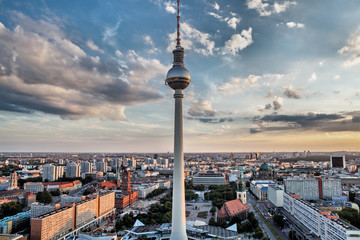 Tv tower in Berlin, Germany