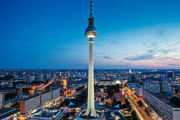 Fototapeta premium Wieża telewizyjna Berliner, Niemcy