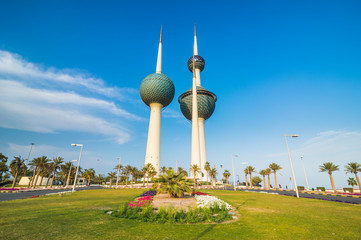 Arabia, Kuwait, Kuwait City, Kuwait Towers