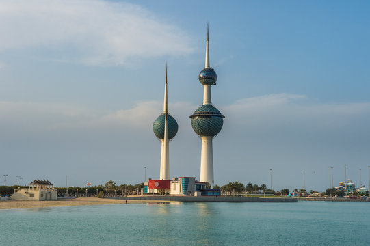 Arabia, Kuwait, Kuwait City, Kuwait Towers