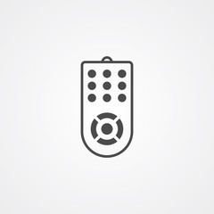 Remote control vector icon sign symbol