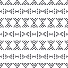 Tribal indian american seamless pattern. Vector hand drawn aztec geometrical ornaments