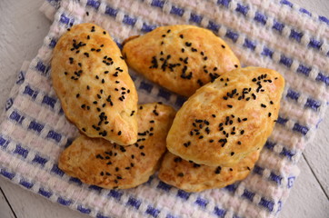 donut  with sesame seeds